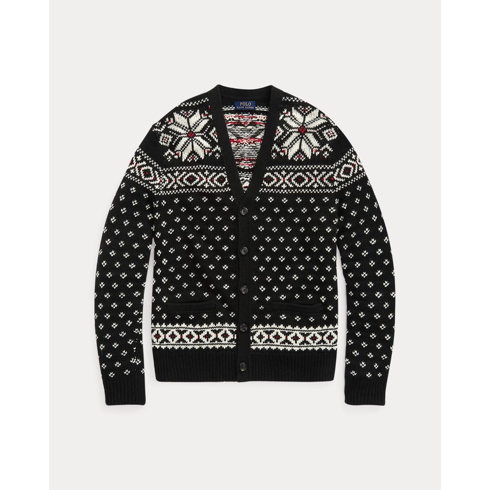 Polo Ralph Lauren Snowflake Cotton Cashmere Cardigan Size 2XLT 2XL Tall NEW $298